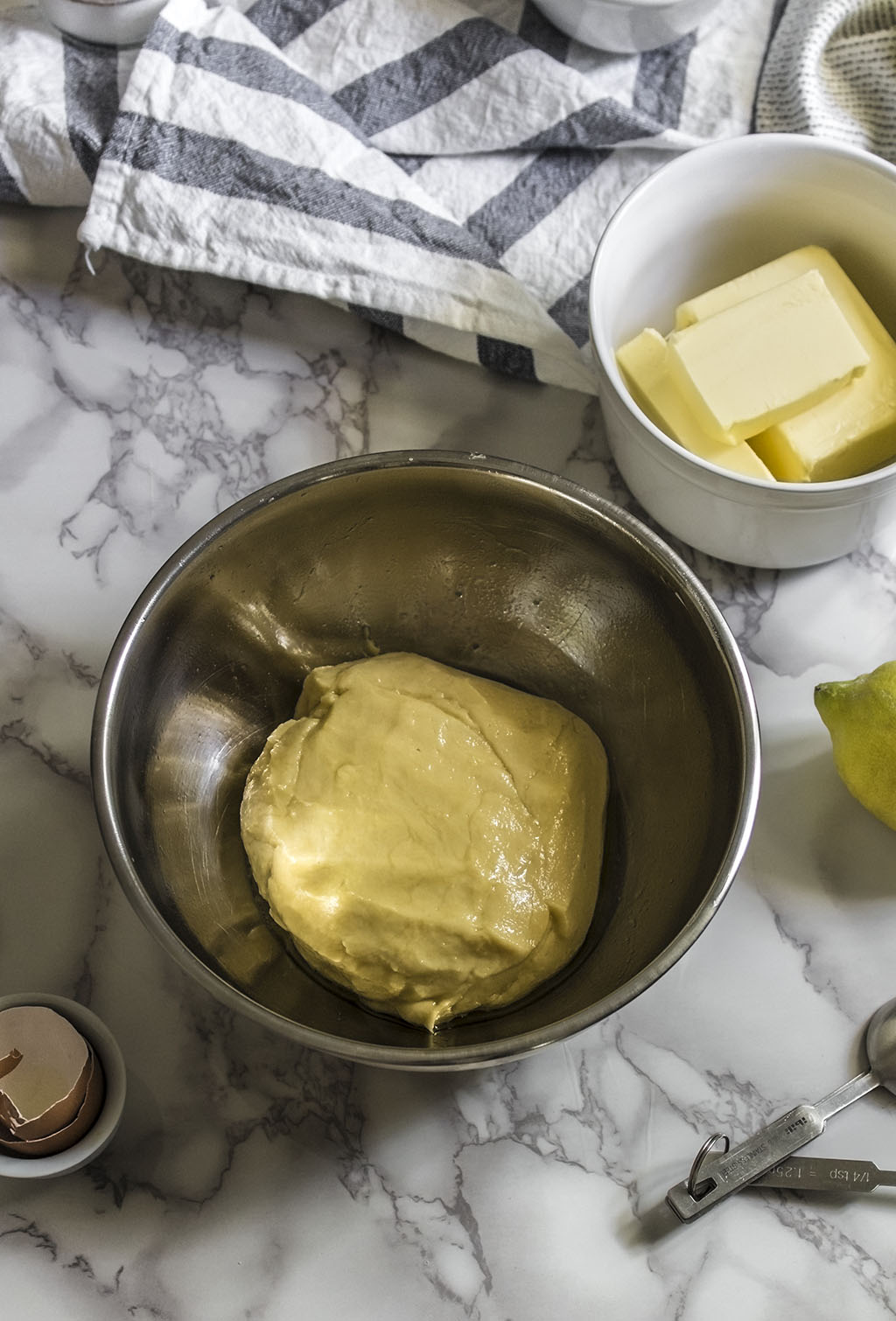 Masa fermentada de brioche