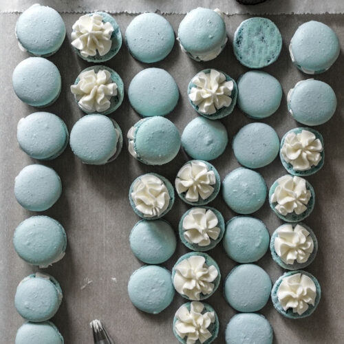 Macarons. Receta de macarons. Cómo preparar macarons