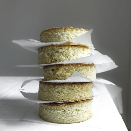 White cake. Bizcocho blanco. Receta de white cake. Bizcocho blanco de vainilla.