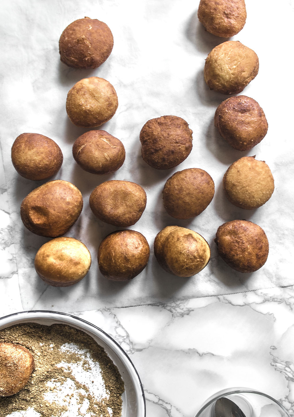 Receta de brioche. Donuts de brioche. Brioche doughnuts. Donuts de café. Coffe doughnuts.