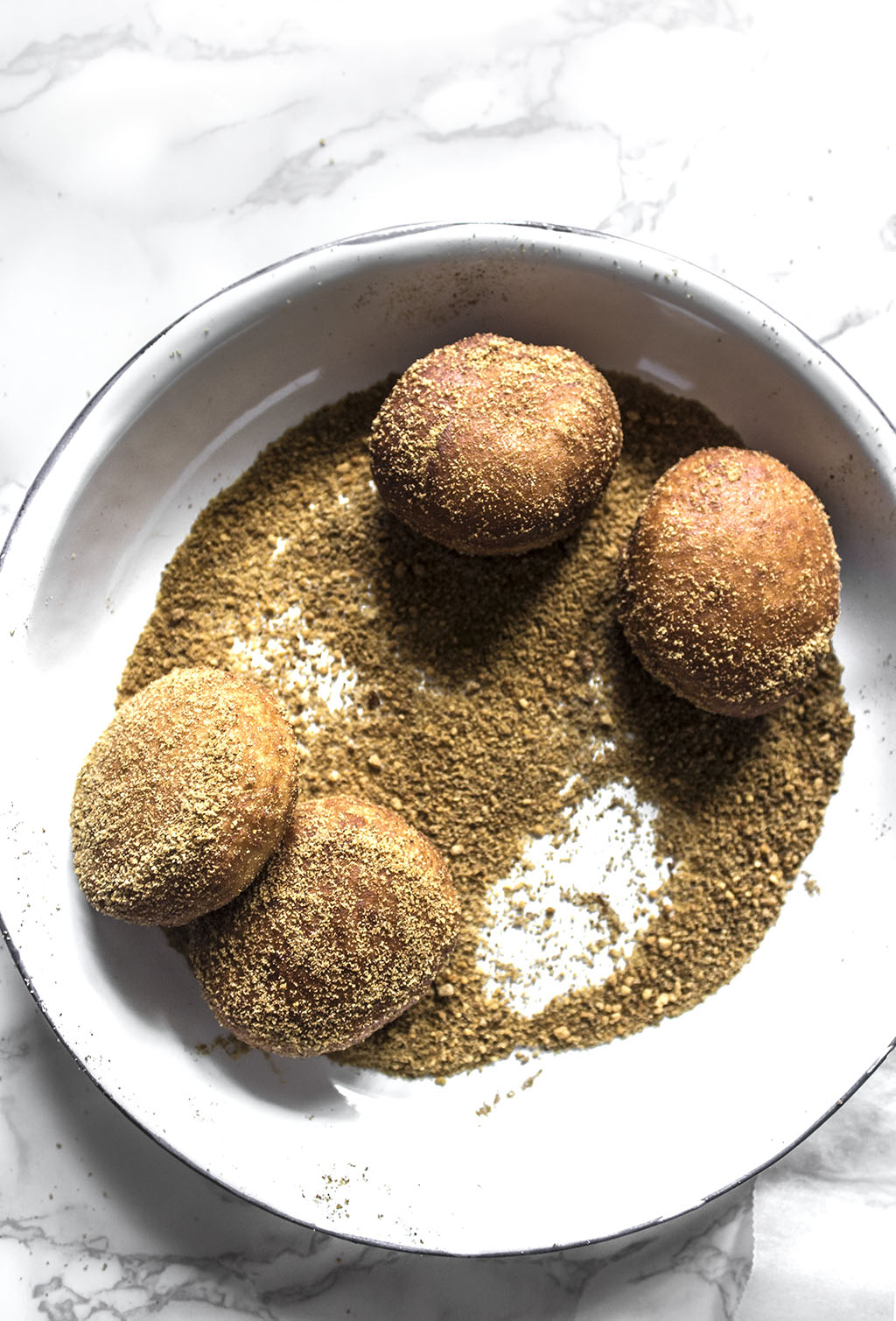 Receta de brioche. Donuts de brioche. Brioche doughnuts. Donuts de café. Coffe doughnuts.