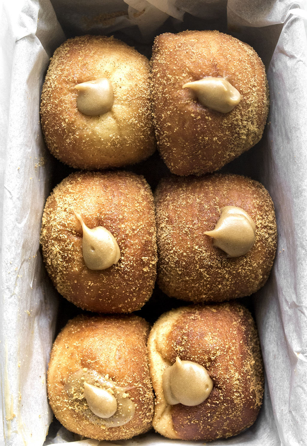 Receta de brioche. Donuts de brioche. Brioche doughnuts. Donuts de café. Coffe doughnuts.