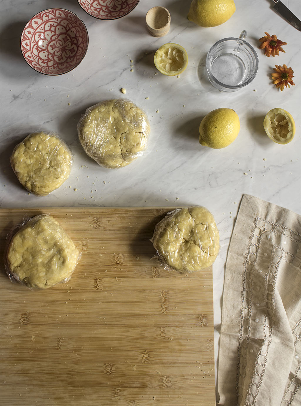Pie crust: masa para pie. Cómo preprar masa para pie. receta de masa de pie.