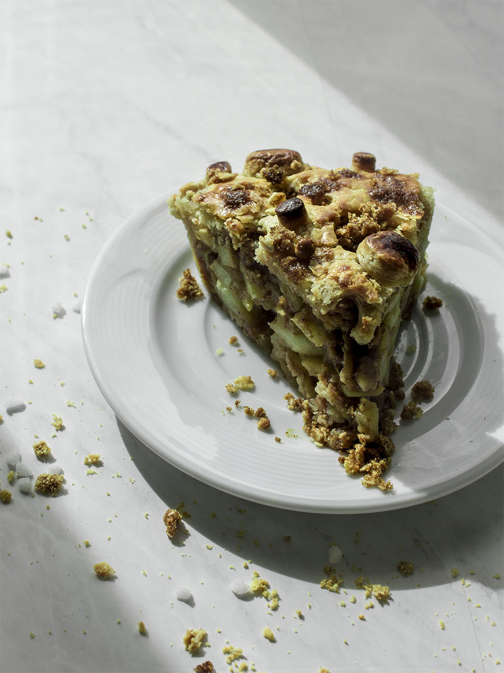 Apple pie, tarta de manzana, pie de manzana, receta de pie, tarta de manzana y crumble de avena