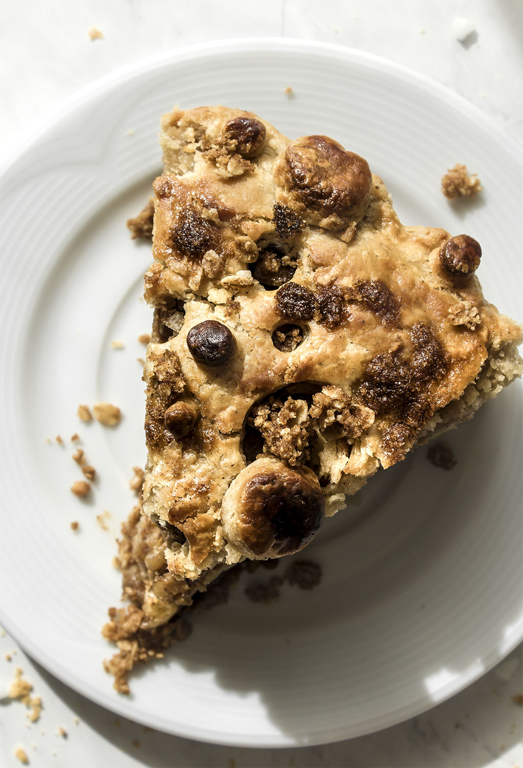 Apple pie, tarta de manzana, pie de manzana, receta de pie, tarta de manzana y crumble de avena