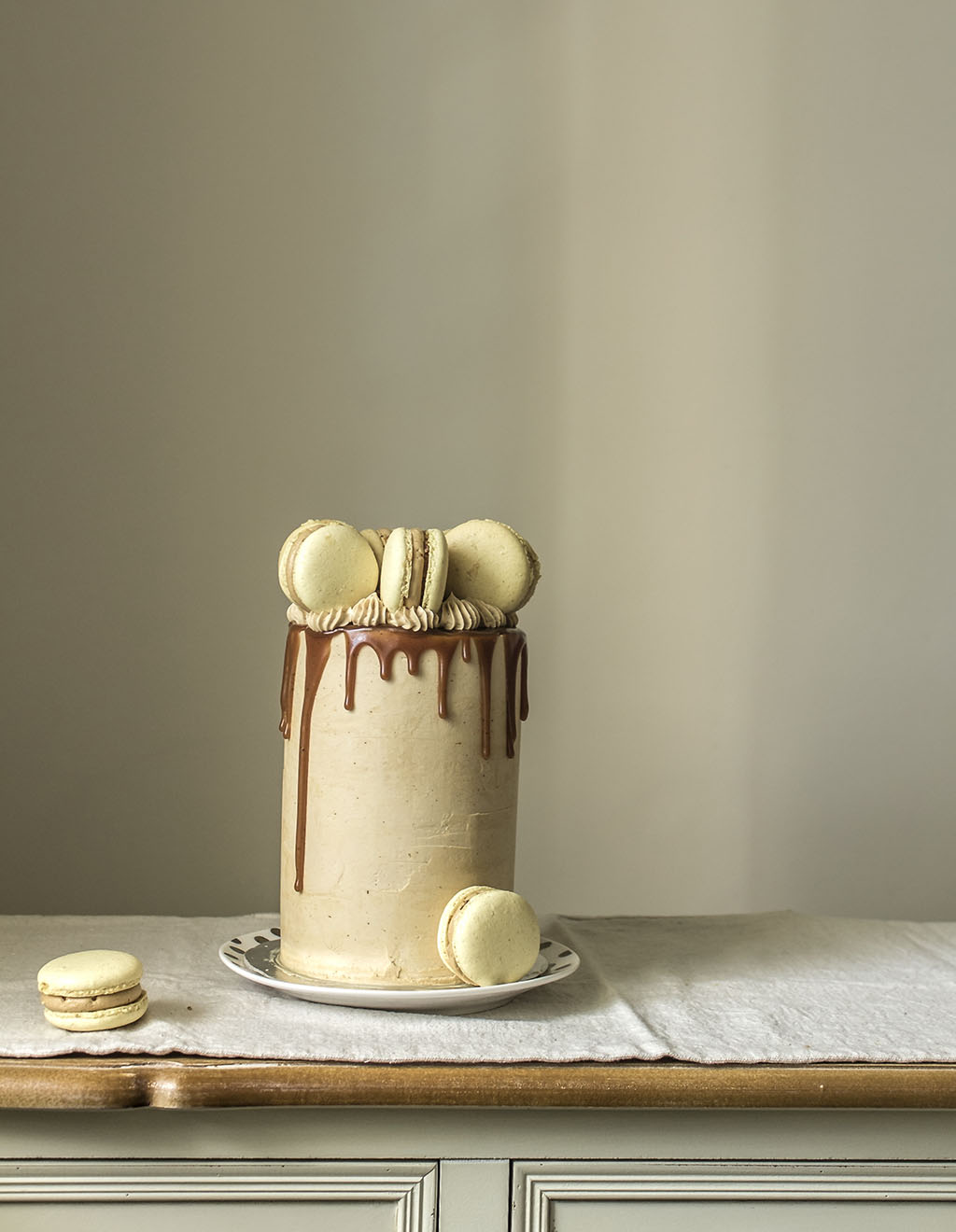 Tarta de cacahuete caramelo, layer cake, recetas de tartas, dulces de cacahuete, caramelo, swiss merengue buttercream de caramelo