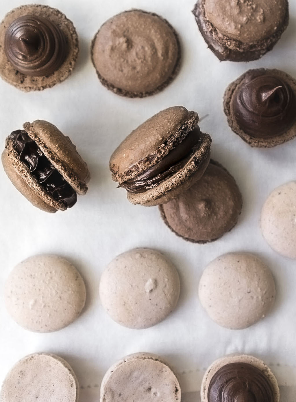 receta de macarons de chocolate