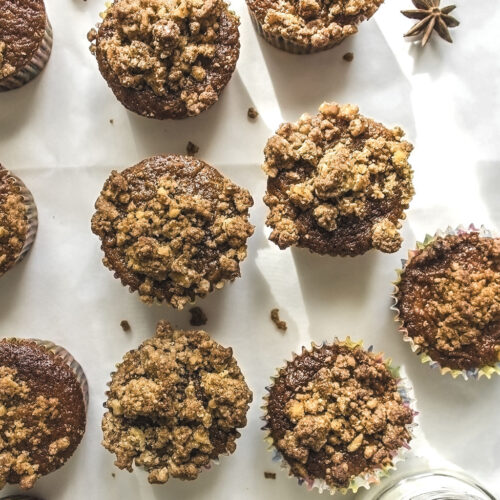 Bizcocho de manzana y canela, muffins de manzana y canela